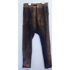 Robin's Jean black gold drop crotch cotton twill pants …